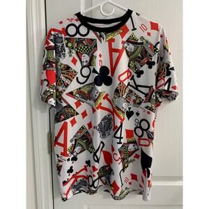 Fresh Prints of Bel Air Playing Cards Men's Size LARGE Shirt